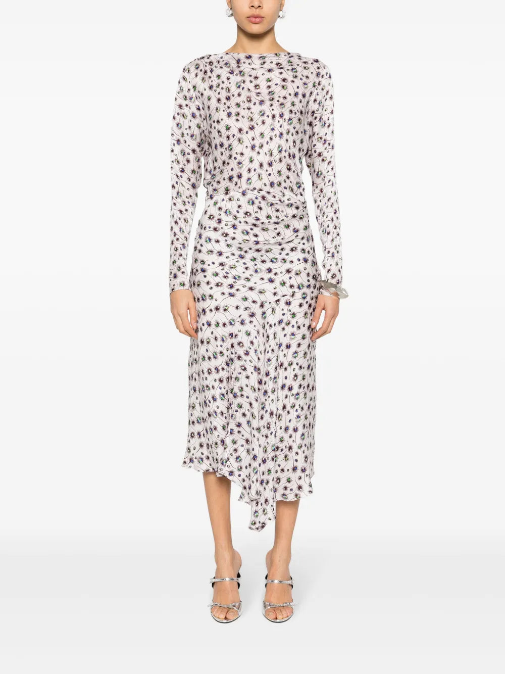 Ulani Asymmetric Midi Dress