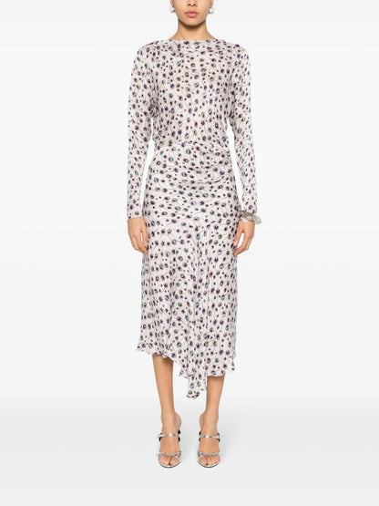 Ulani Asymmetric Midi Dress