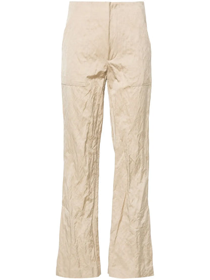 Creased Tapered Trousers