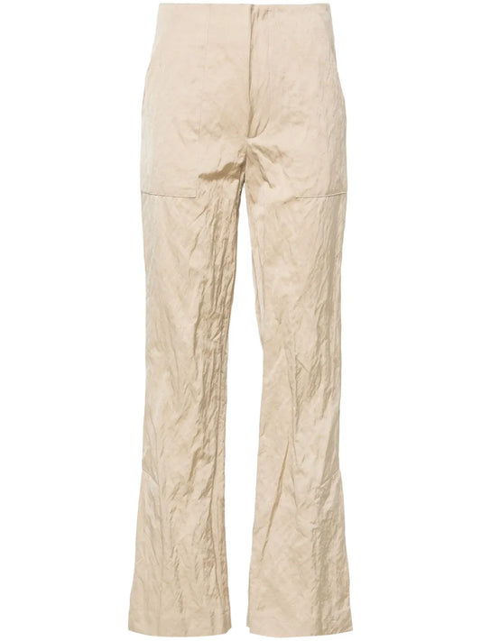 Creased Tapered Trousers