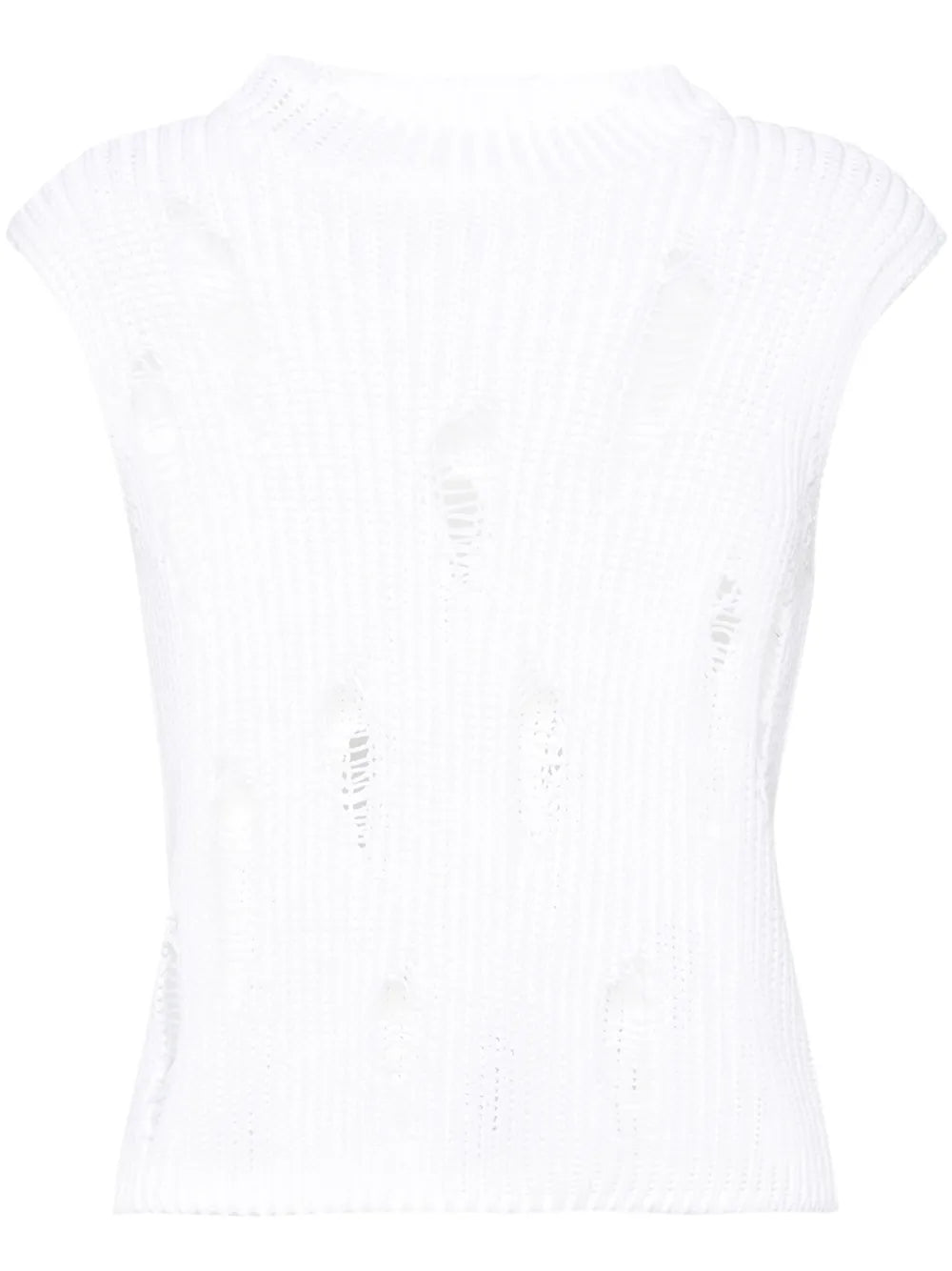 Distressed Cotton Vest