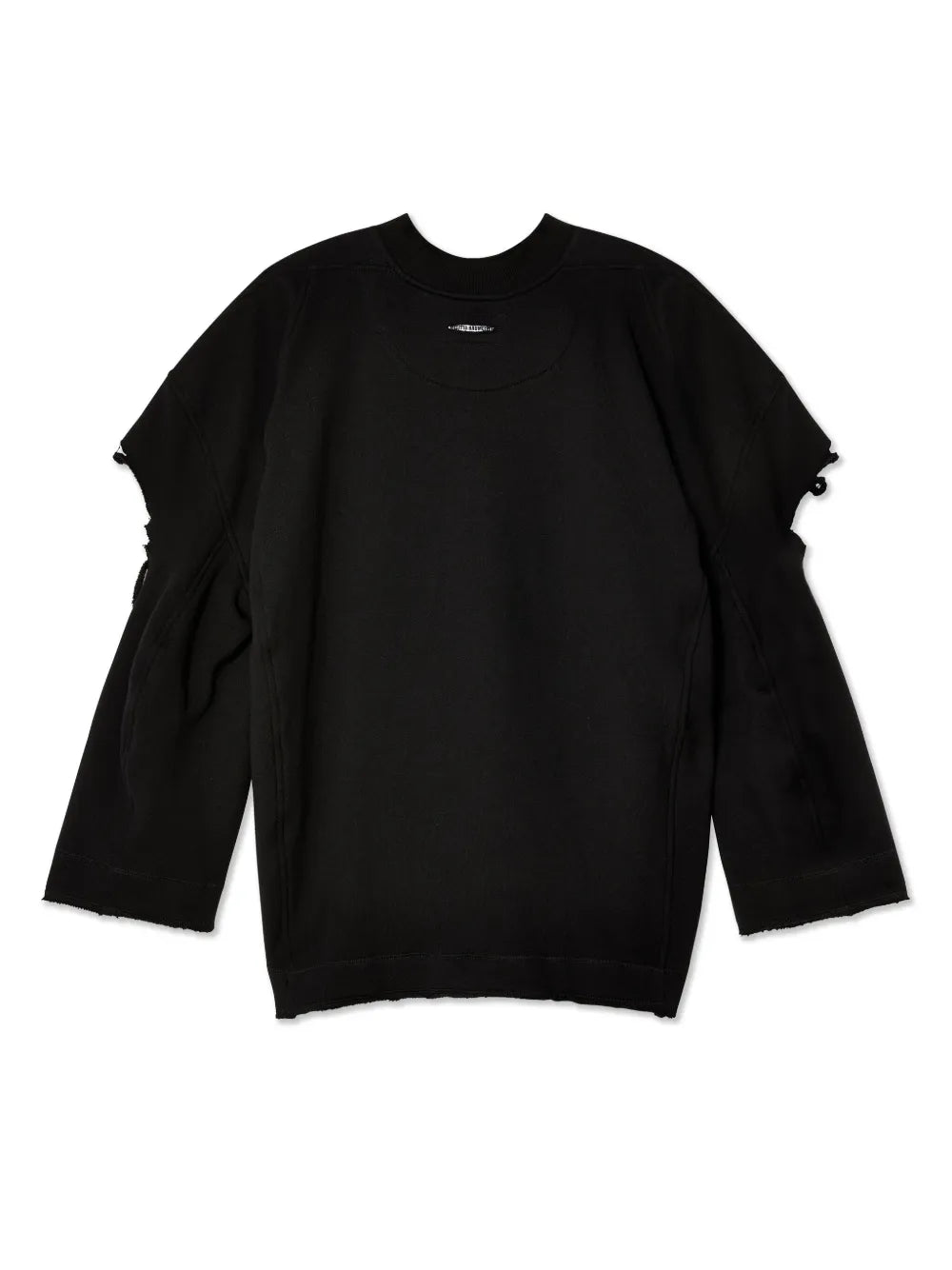 Distressed Cotton Sweatshirt