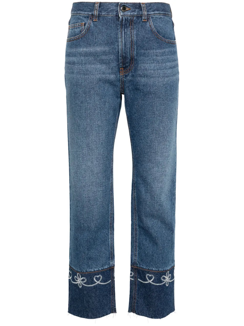 Masaya Mid-Rise Cropped Jeans