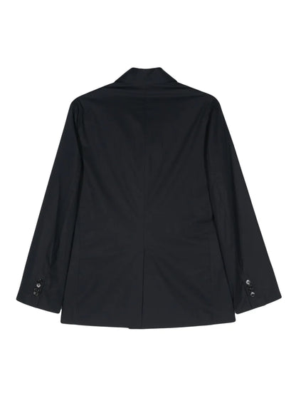 Poplin Single-Breasted Blazer