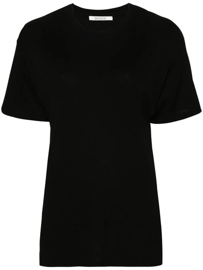 Fine-Ribbed T-Shirt