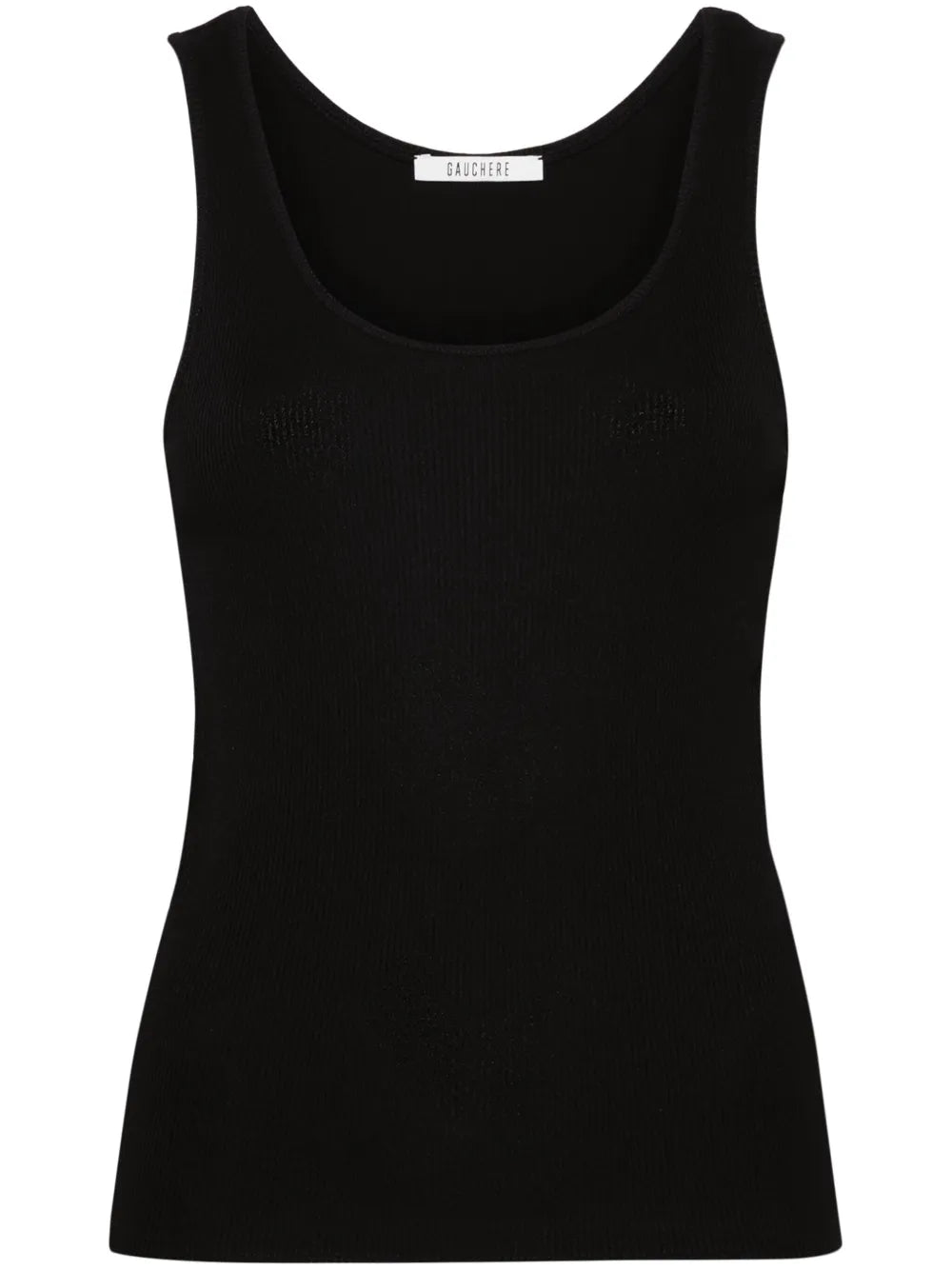 Fine-Ribbed Tank Top