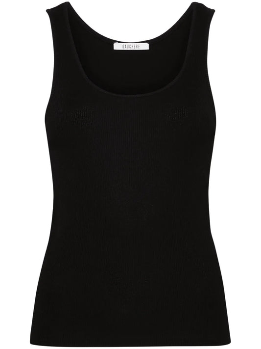 Fine-Ribbed Tank Top