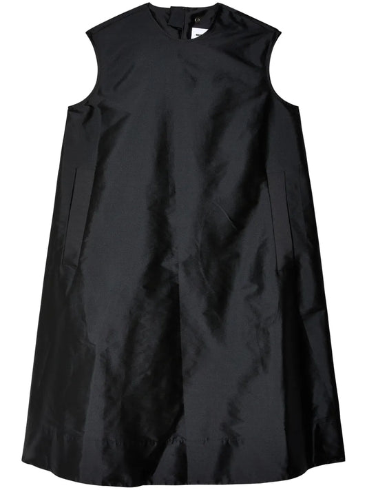 Bow-Detail A-Line Dress