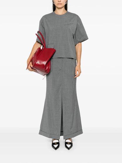High-Waisted Maxi Skirt