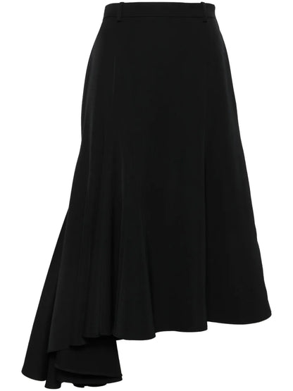 Godet Midi Skirt