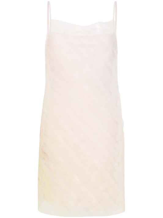 Gradient Tulle Slip Dress