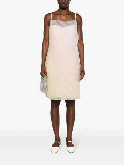 Gradient Tulle Slip Dress