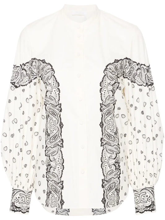 Graphic-Print Cotton Shirt
