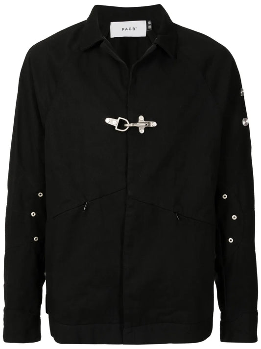 Hardware-Detailing Shirt Jacket