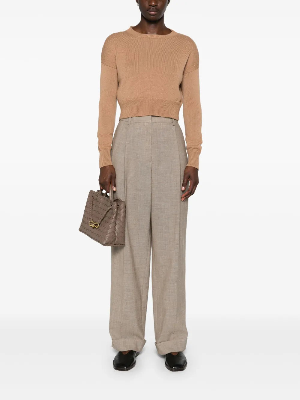 Genova Cashmere Crop Top