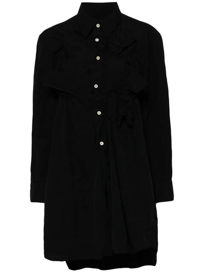 Longline Button-Up Shirt