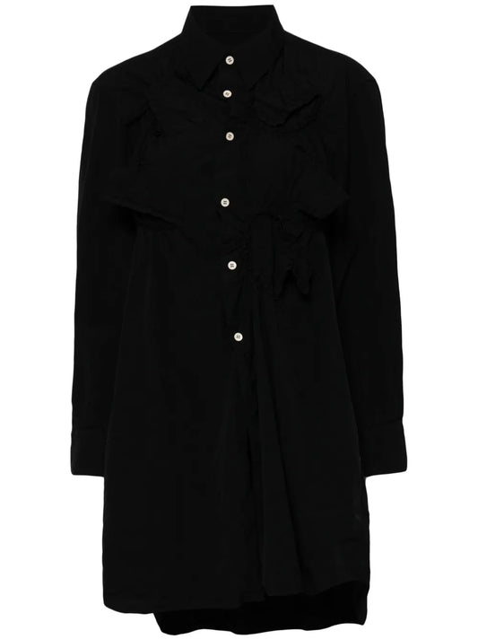 Longline Button-Up Shirt