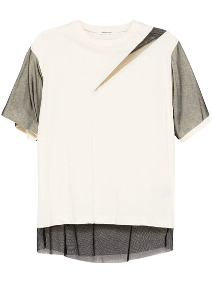 Layered Cotton T-Shirt