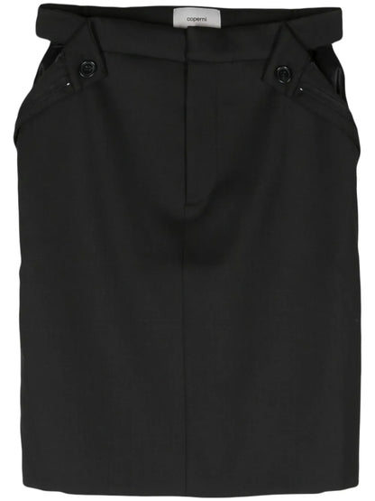 Open Hip Pencil Skirt