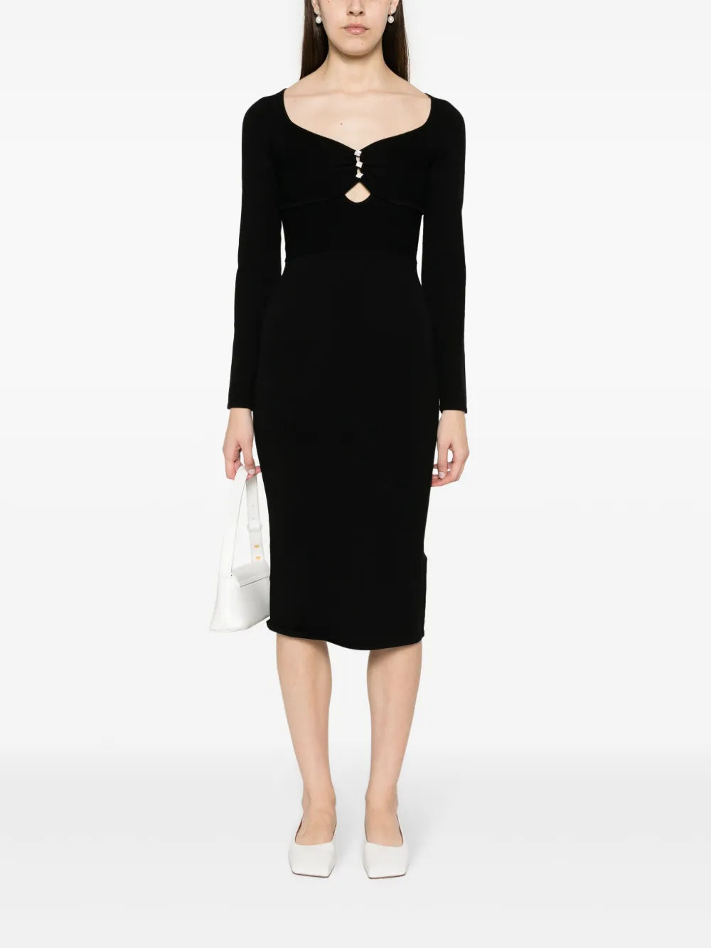 Long-Sleeve Knitted Dress