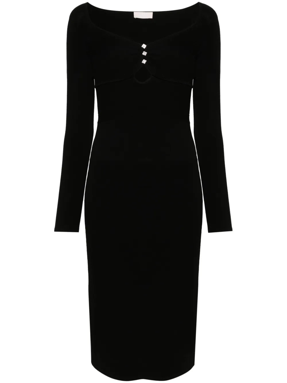 Long-Sleeve Knitted Dress