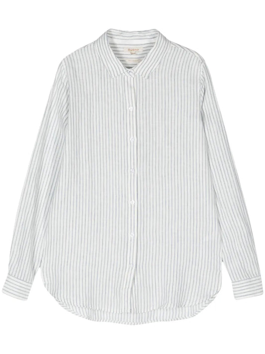 Marine Striped Linen Shirt