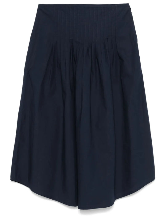 Organic Cotton Midi Skirt
