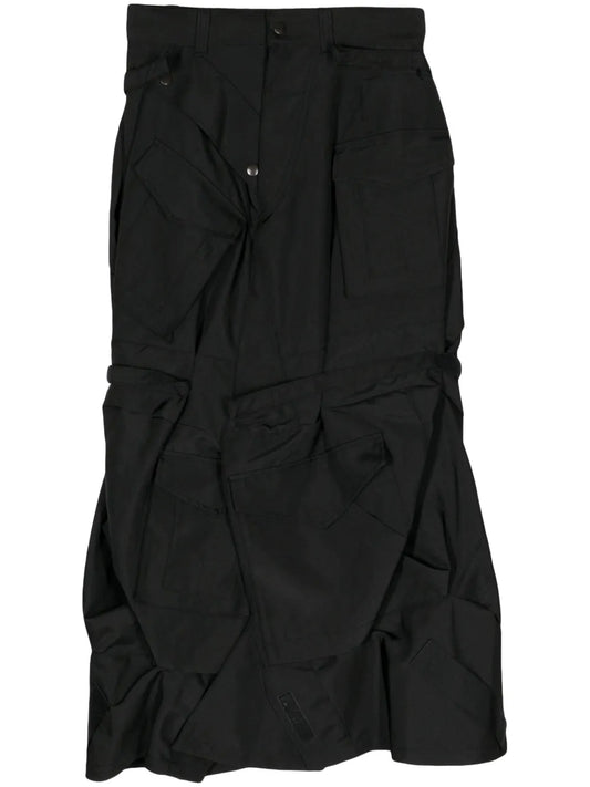 Asymmetric Cargo Skirt