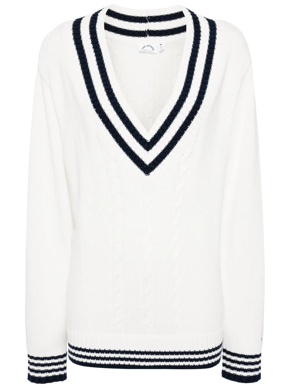 Louise Cable-Knit Organic Cotton Sweater