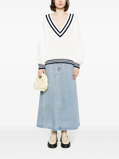 Louise Cable-Knit Organic Cotton Sweater