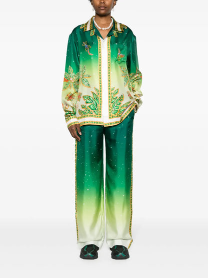 Joyaux D'Afrique Silk Trousers