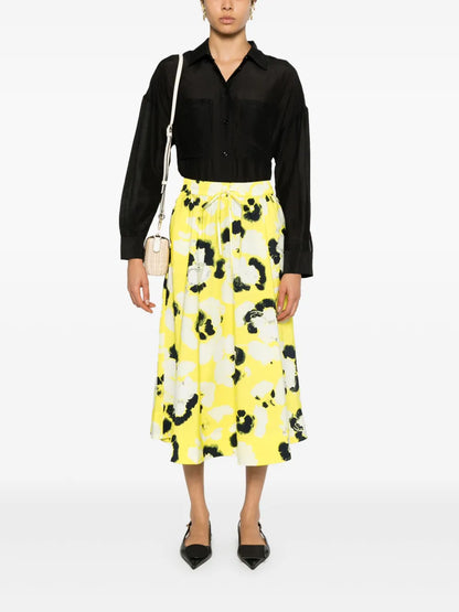 Chest-Pockets Semi-Sheer Shirt