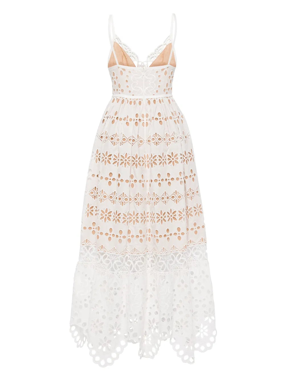 V-Neck Embroidered Maxi Dress