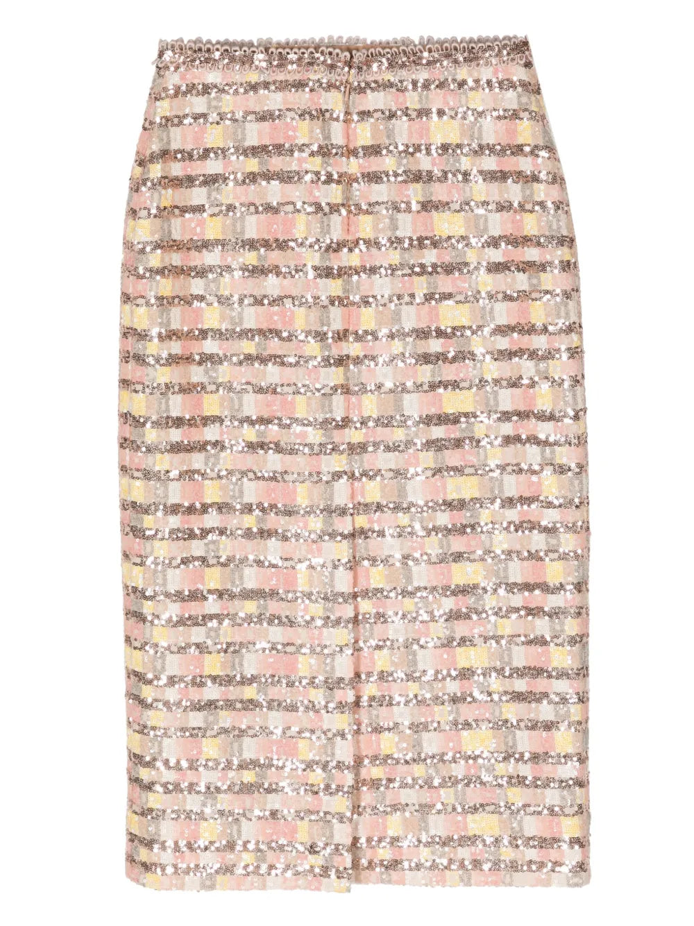 Camaleonte Sequin-Embellished Midi Skirt