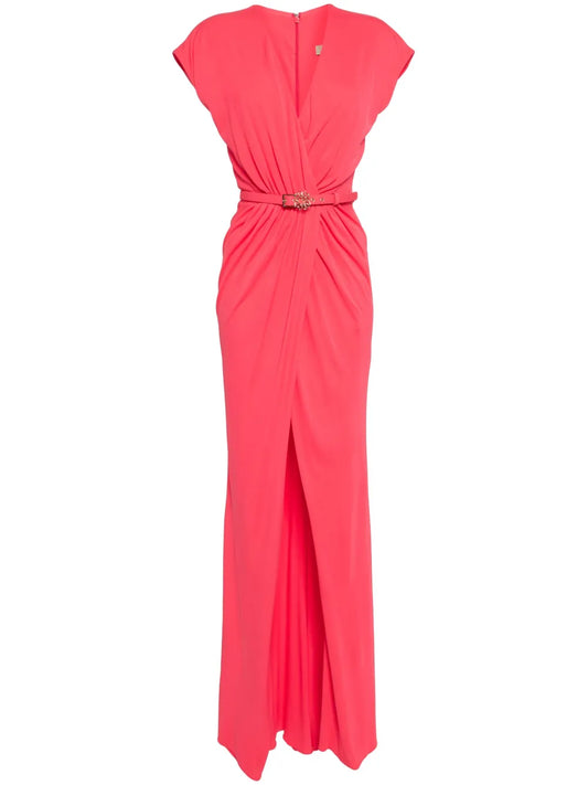 Draped Midi Dress
