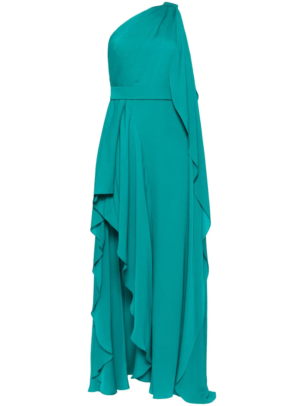 One-Shoulder Silk Gown