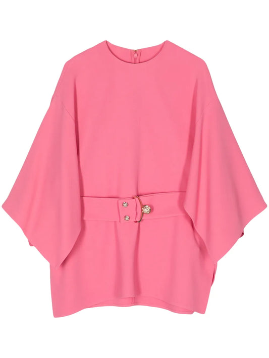 Cady Belted Silk Blouse