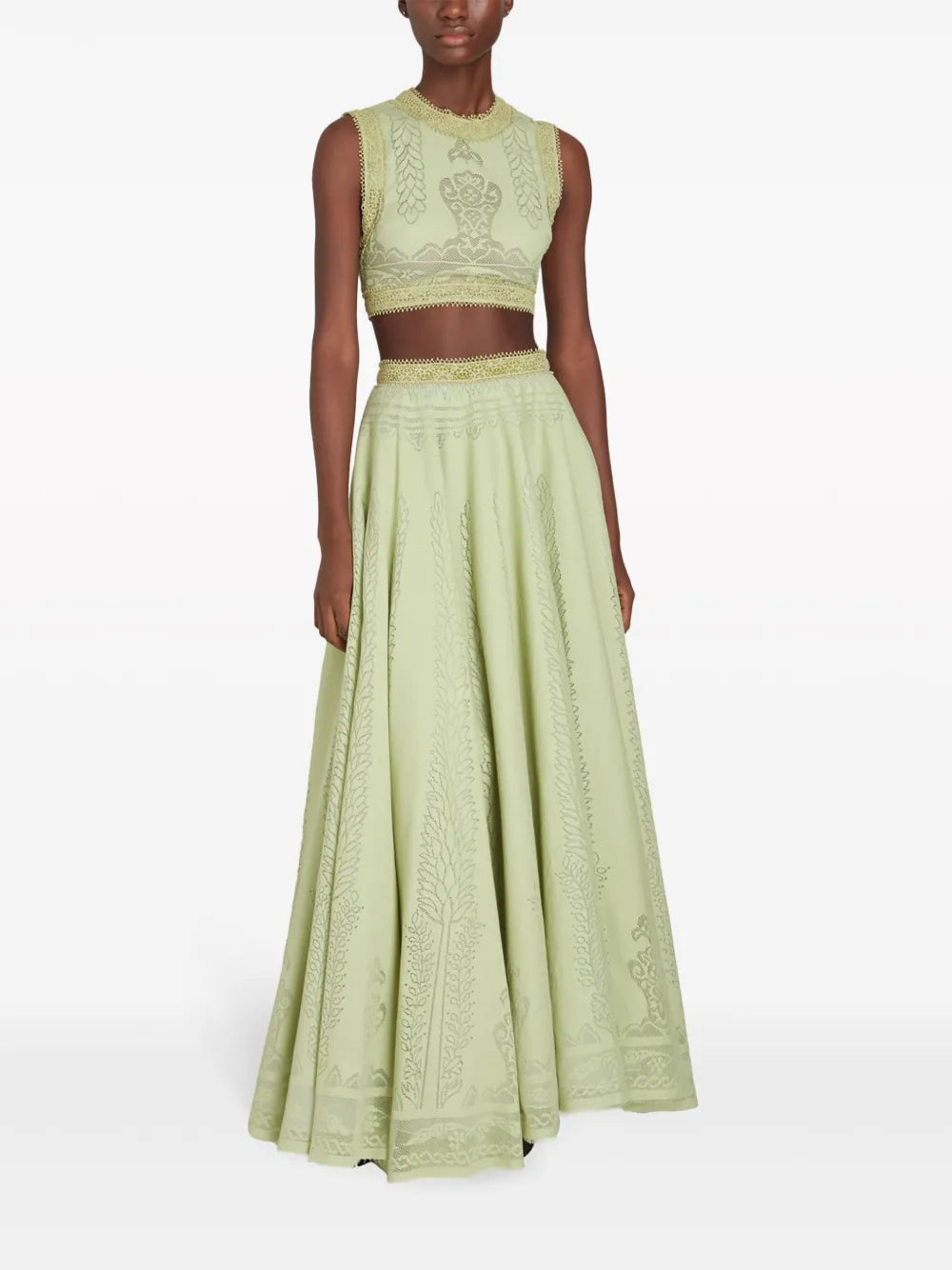 Jardin D'Eden Macramé Cropped Top