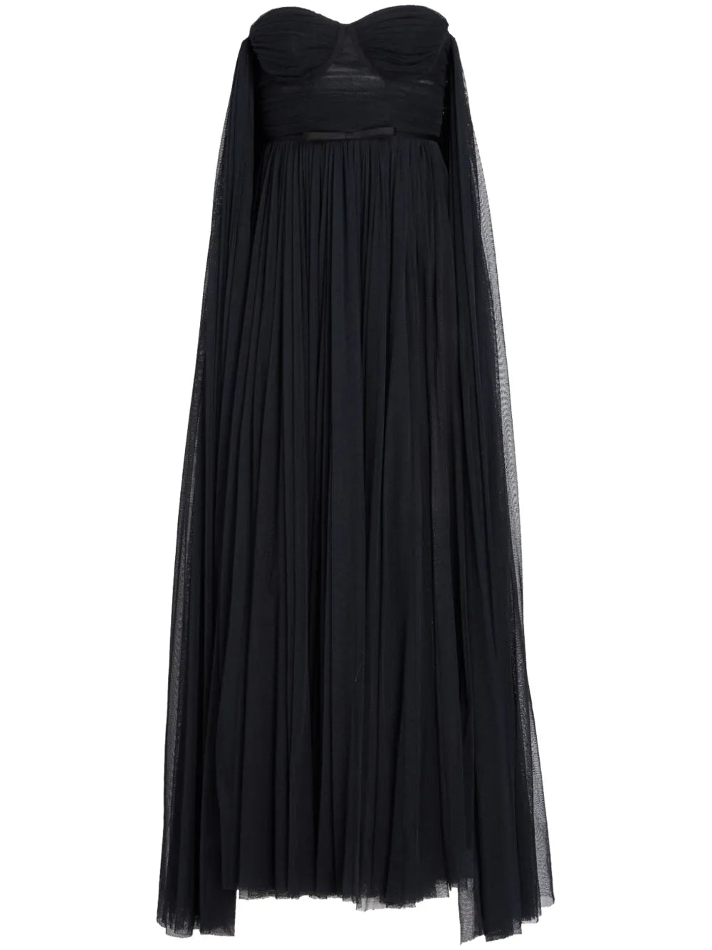 Bustier Cape Gown