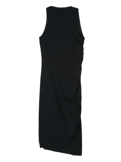 Ruched-Detail Midi Dress