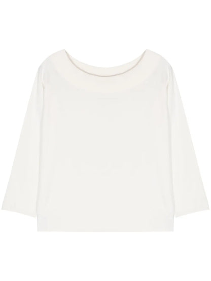 Off-Shoulder Knitted Top