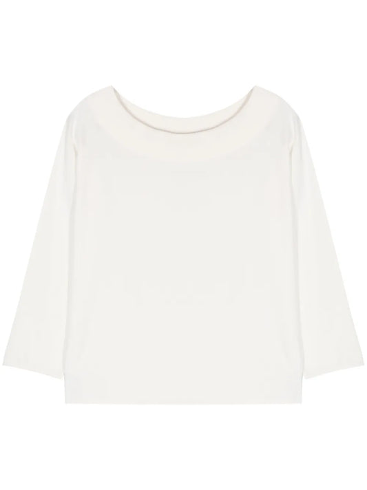 Off-Shoulder Knitted Top