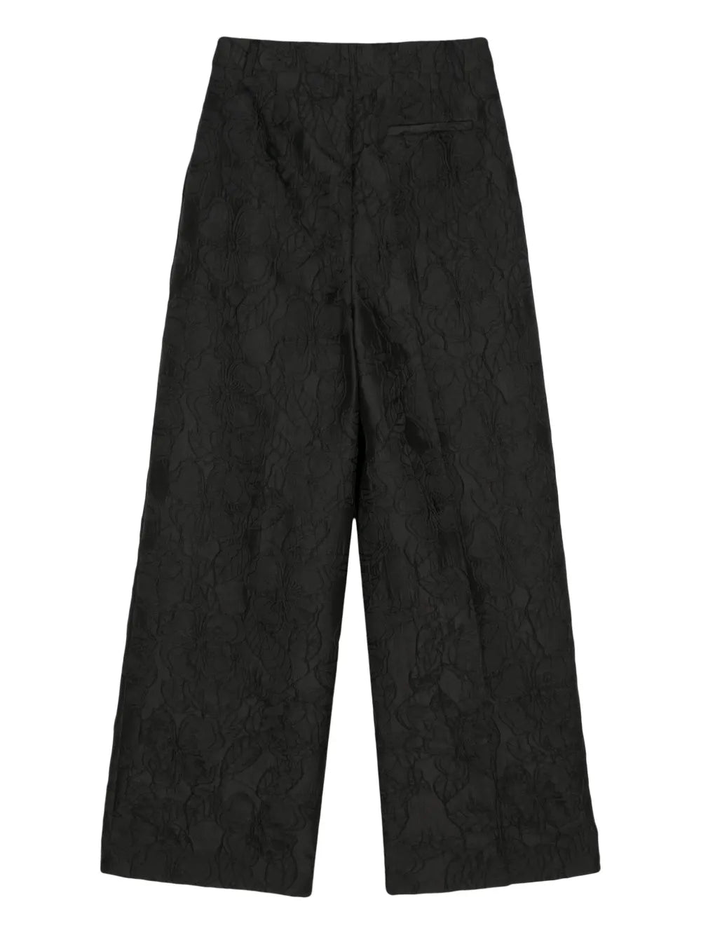 Fling Floral-Jacquard Palazzo Pants