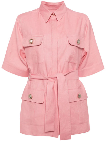 Gabardine Shirt Dress