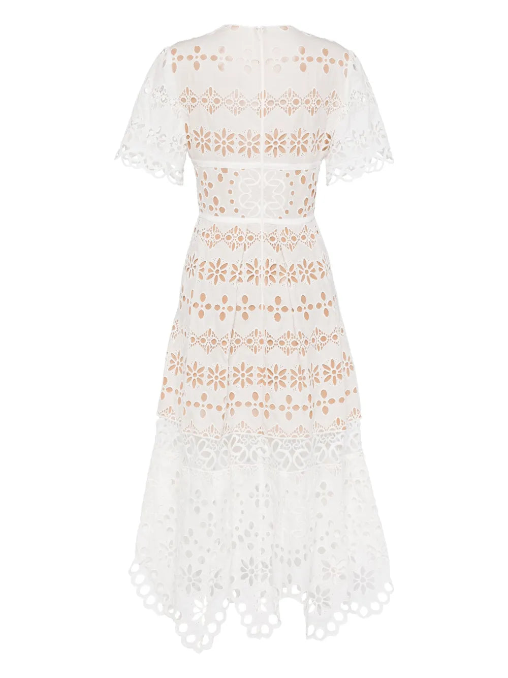 Broderie Anglaise Midi Dress
