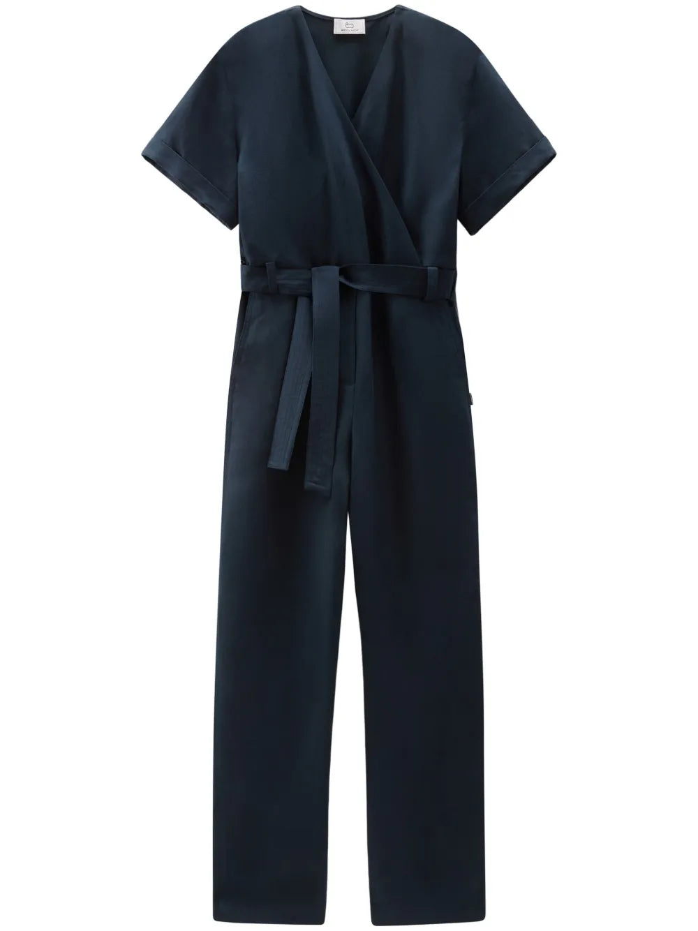 Belted Straight-Leg Jumpsuit