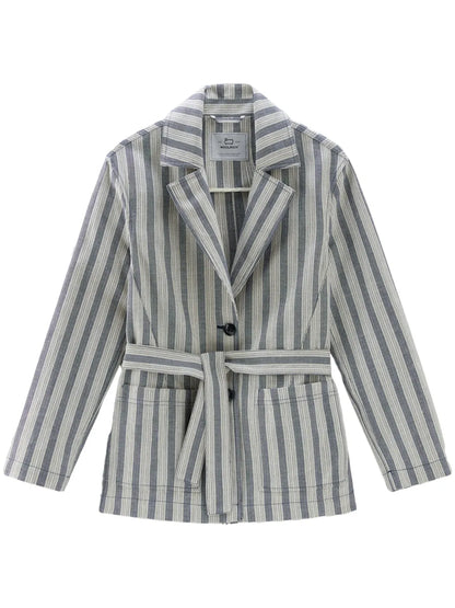 Striped Belted Shirt