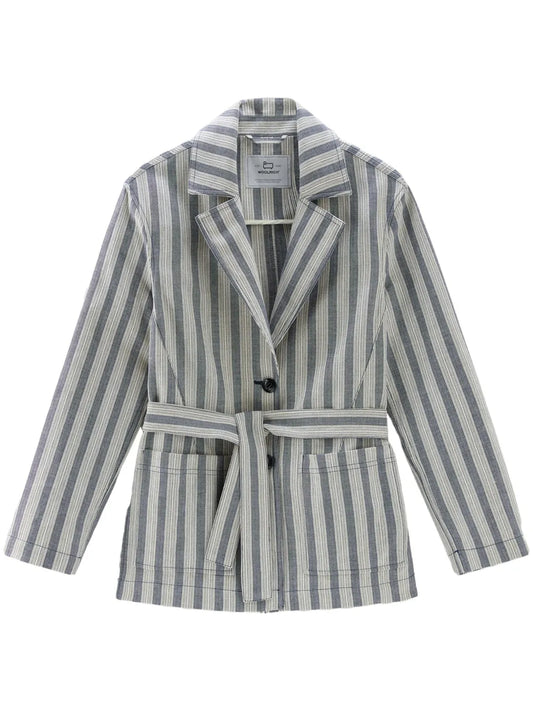 Striped Belted Shirt
