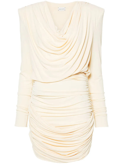 Draped Mini Dress