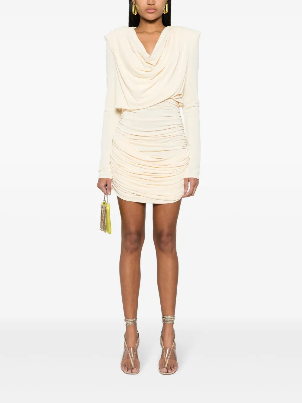 Draped Mini Dress